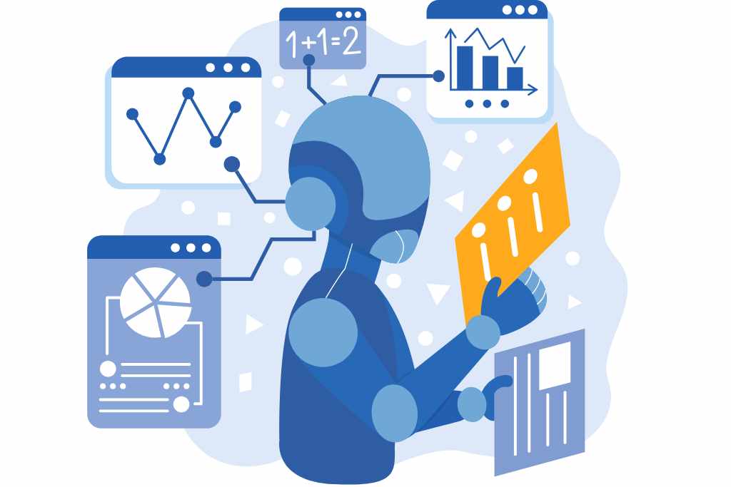 image of a unattended bot working autonomously 