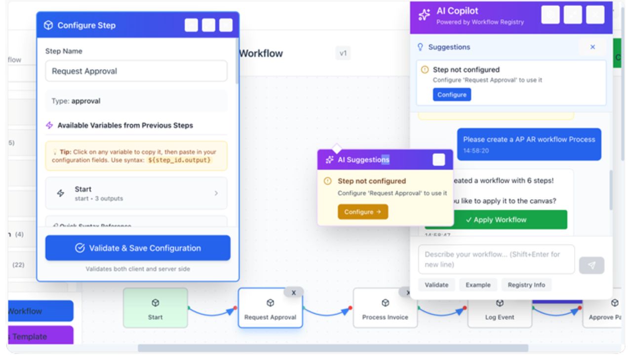 Image of an OnClik AI copilot dashboard