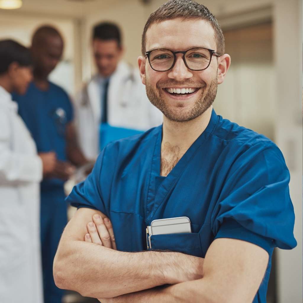 picture of a healthcare employee